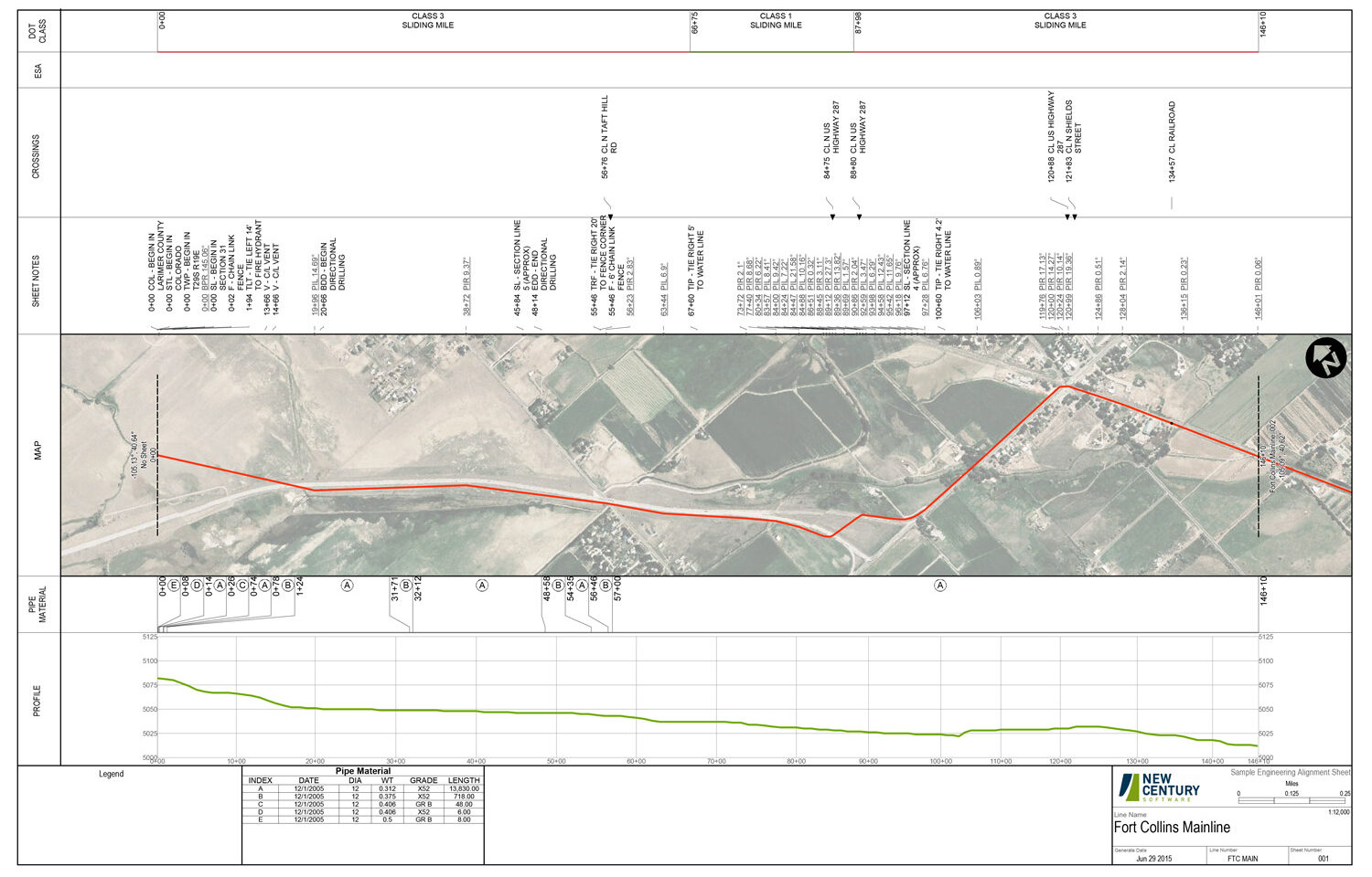As Built Alignment Sheet